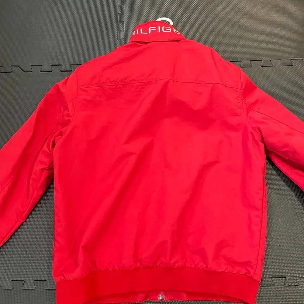Tommy Hilfiger light winter jacket red in color - Picture 3 of 7